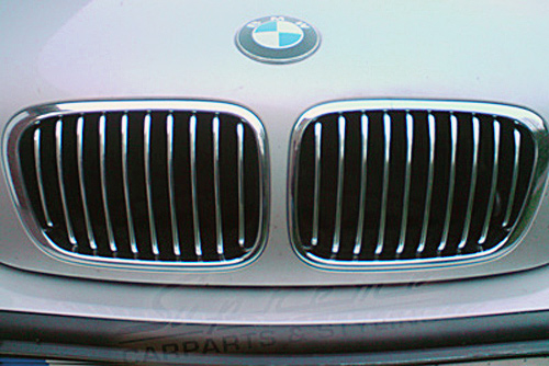 BMW 3er E46 2001-2005 Chrom Zierleisten Set für den Kühlergrill unten I 3M