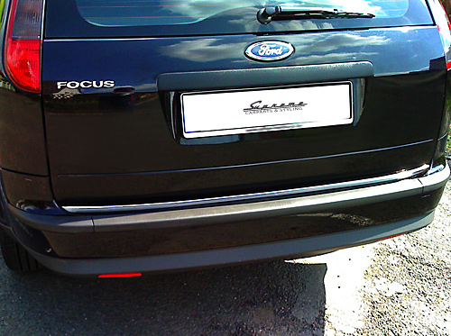 2004-2011 Ford Focus MK2 Kombi Chrom Kofferraum Heck Klappe EDELSTAHL